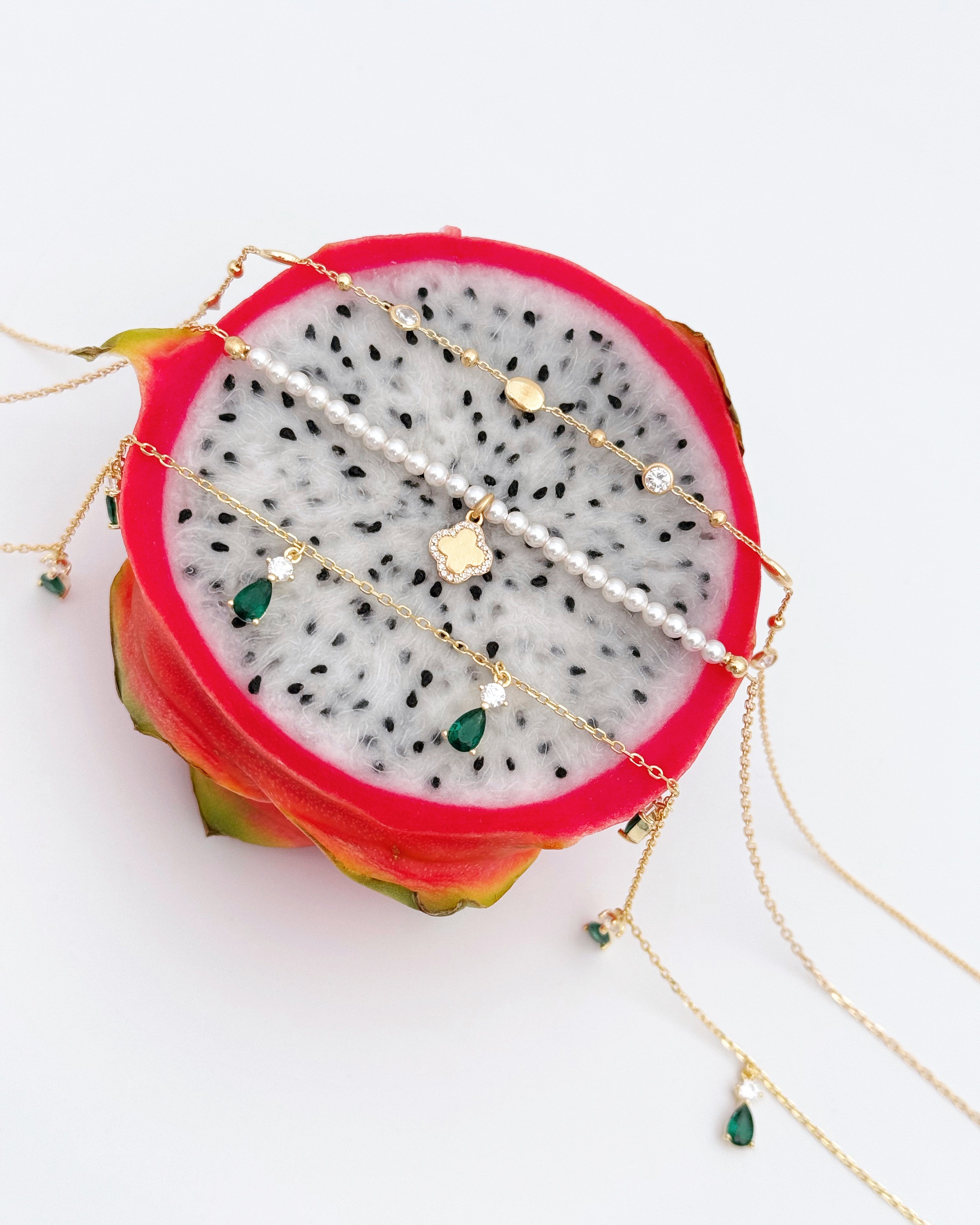 Colares Prata dourada