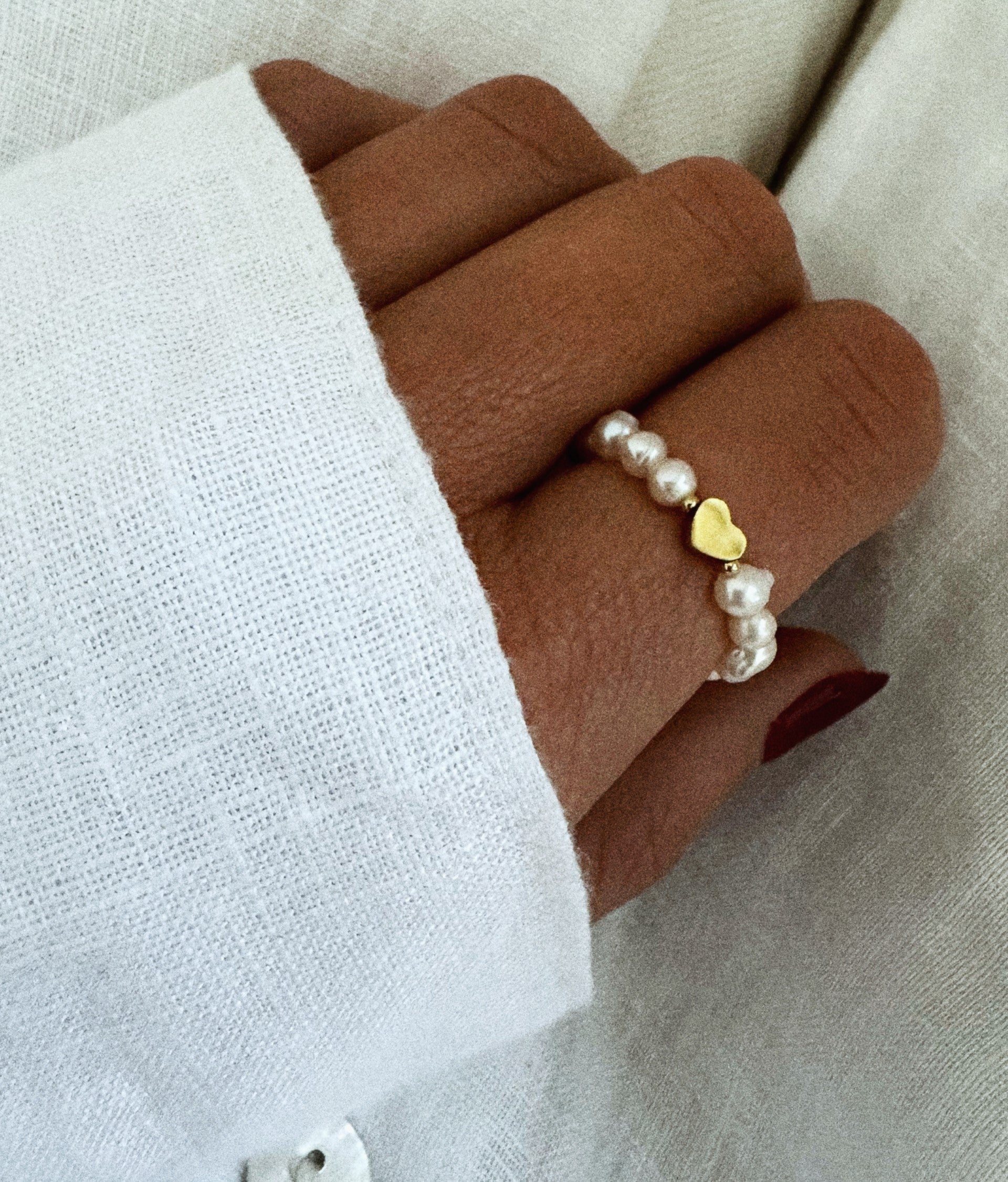 Pearls w/ heart
