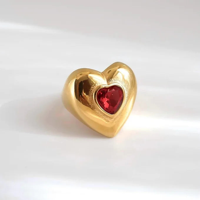 Red Heart Ring