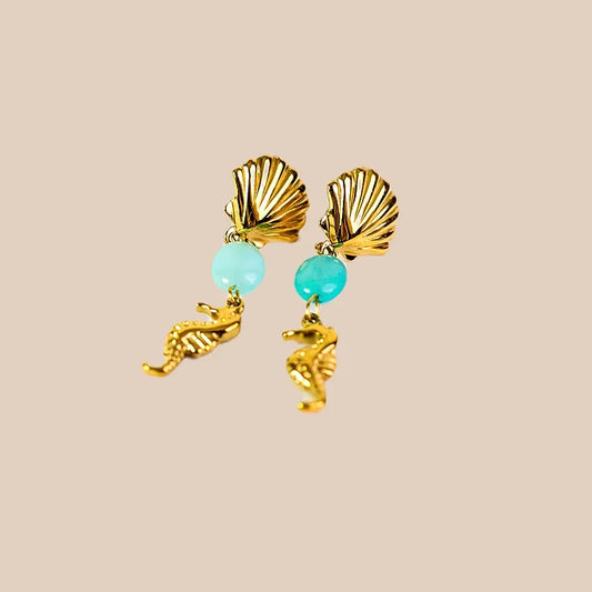 Blue Stone Earrings