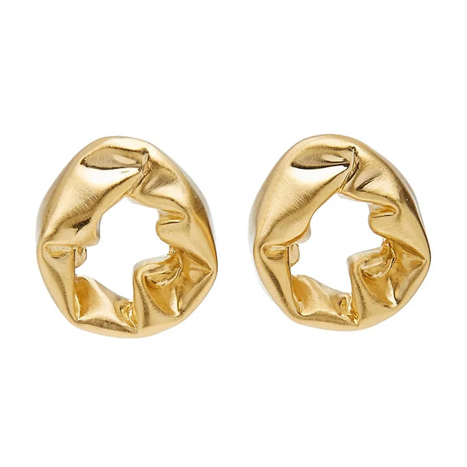 Crumpled Earrings