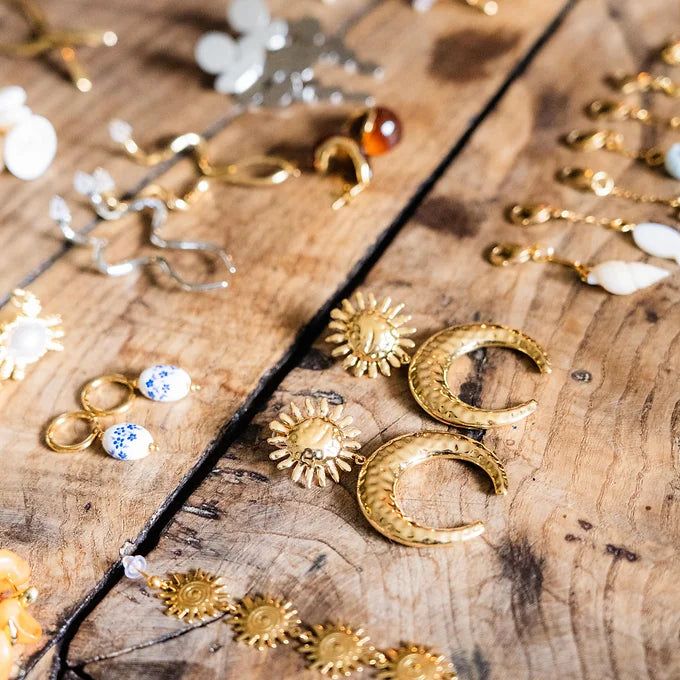 Brincos sol e lua ☀️🌙