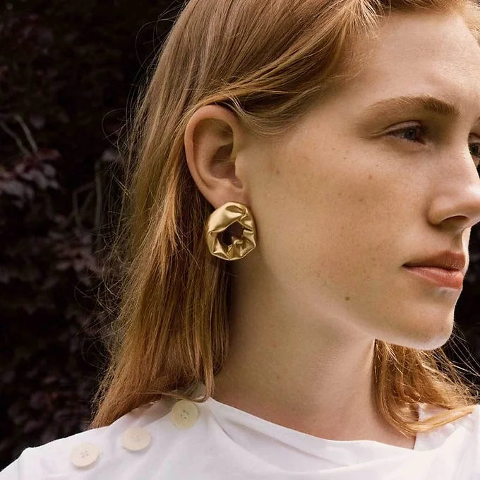 Crumpled Earrings