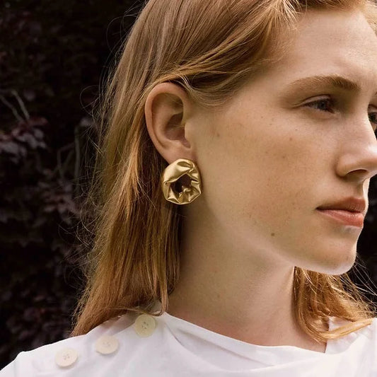 Crumpled Earrings