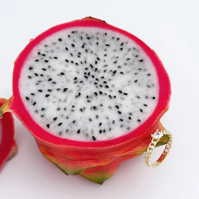 Anel corrente c/ pedra