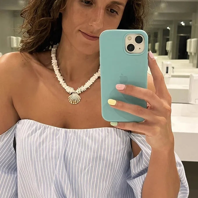 Ceramic Shell Necklace