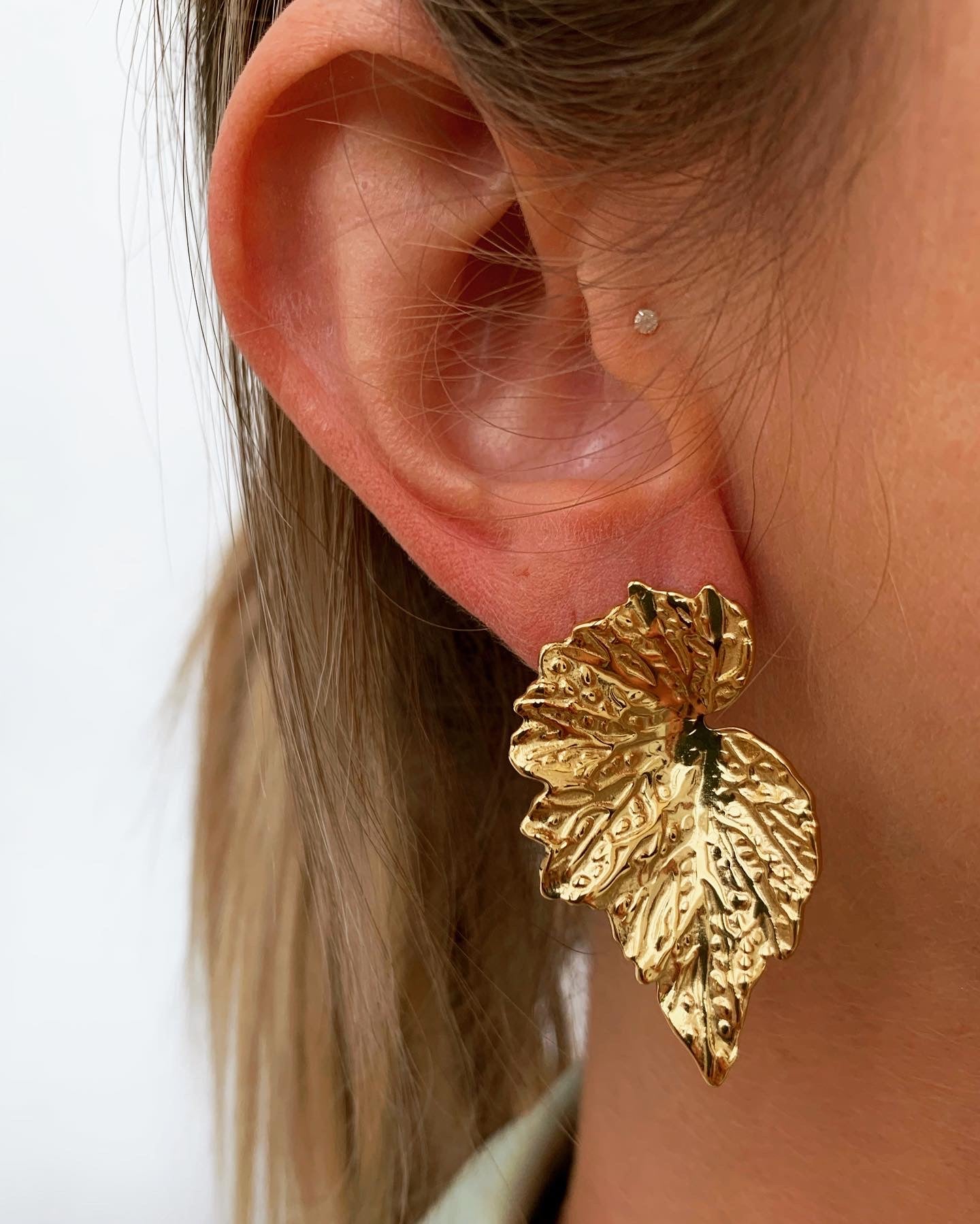 Brincos Folha