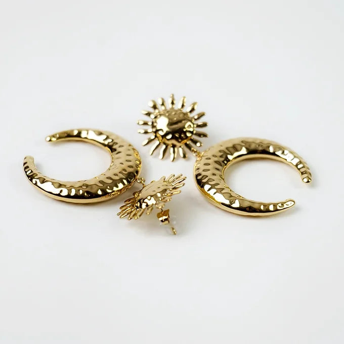 Brincos sol e lua ☀️🌙