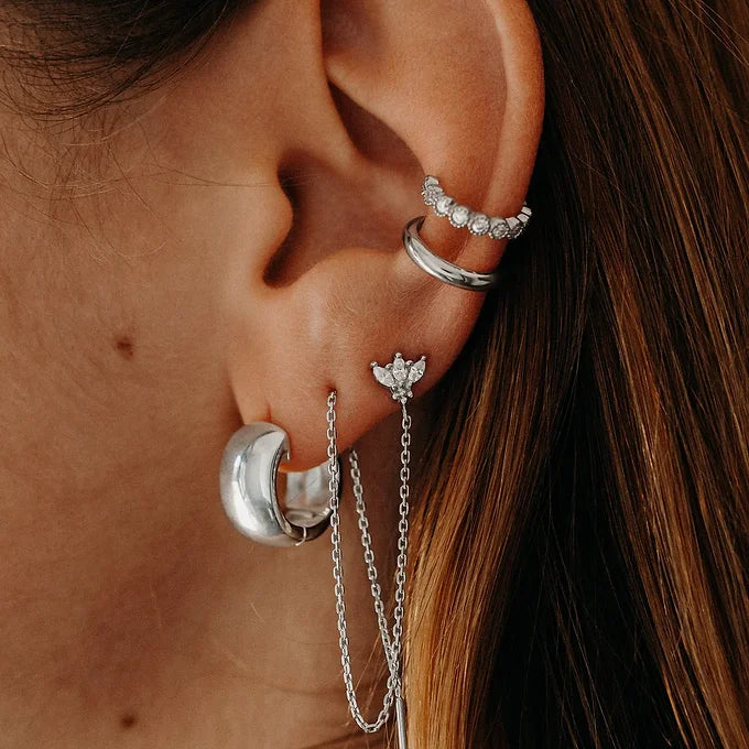 Silver Earcuffs
