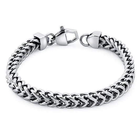 Pulseira malha quadrada