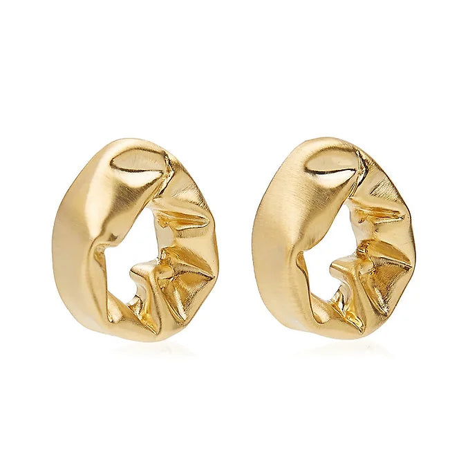 Crumpled Earrings