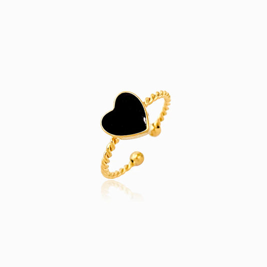 Black Heart Ring