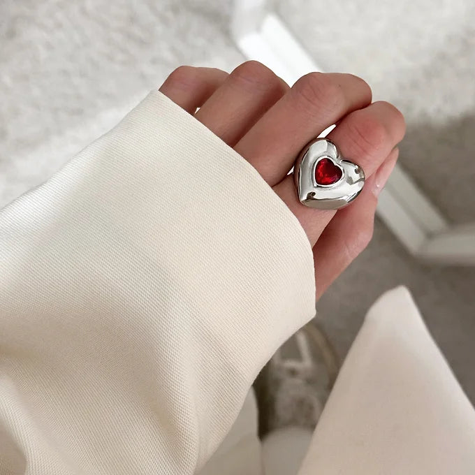 Red Heart Ring