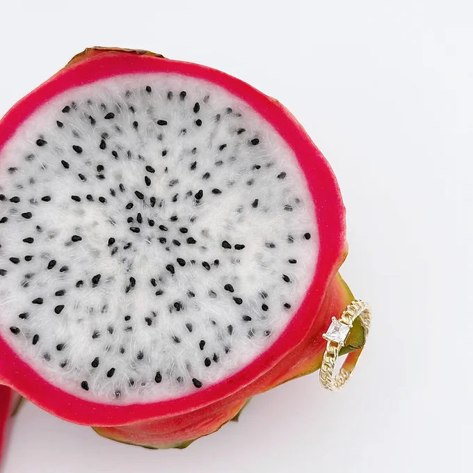 Anel corrente c/ pedra