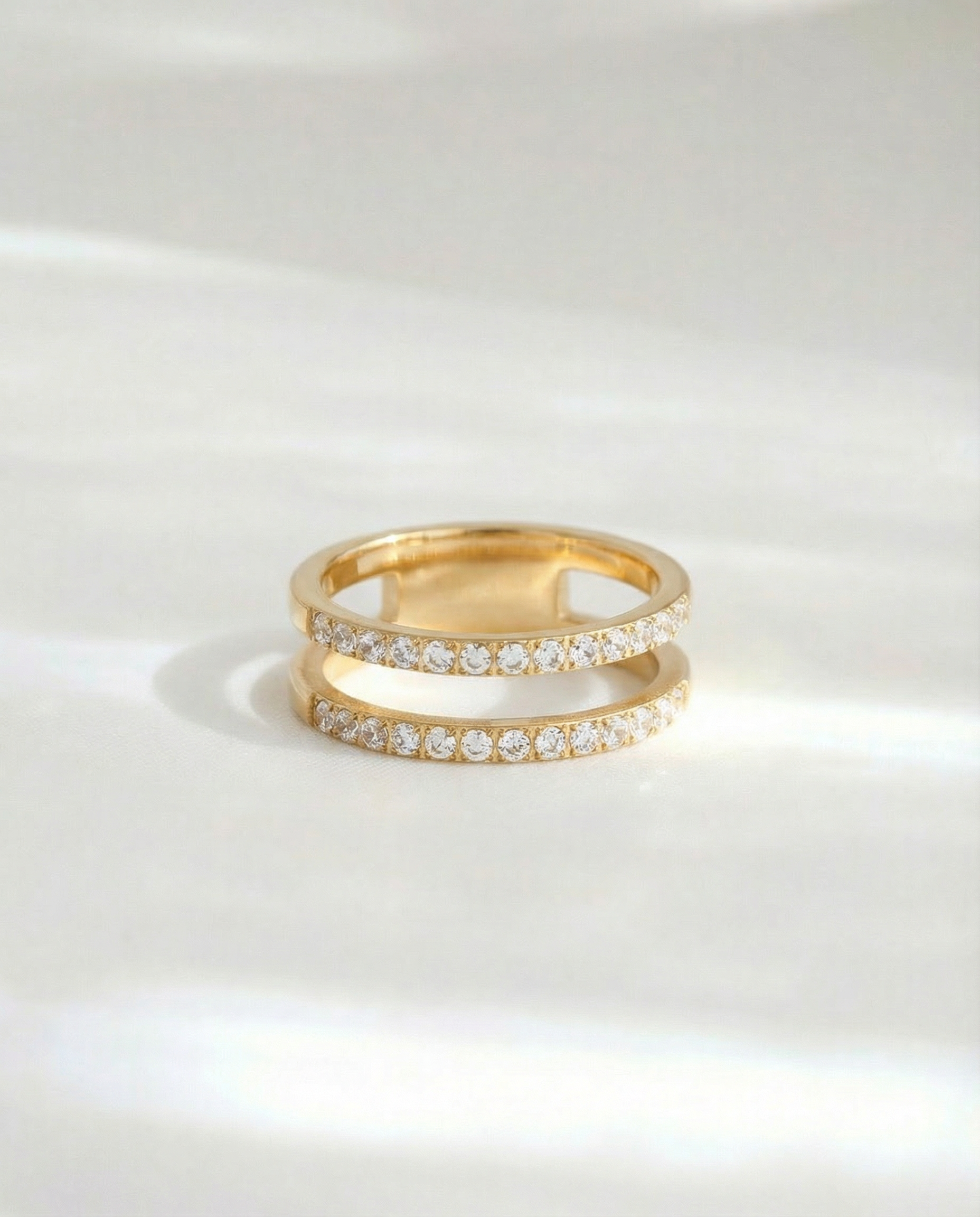 Aliança dupla zircónias