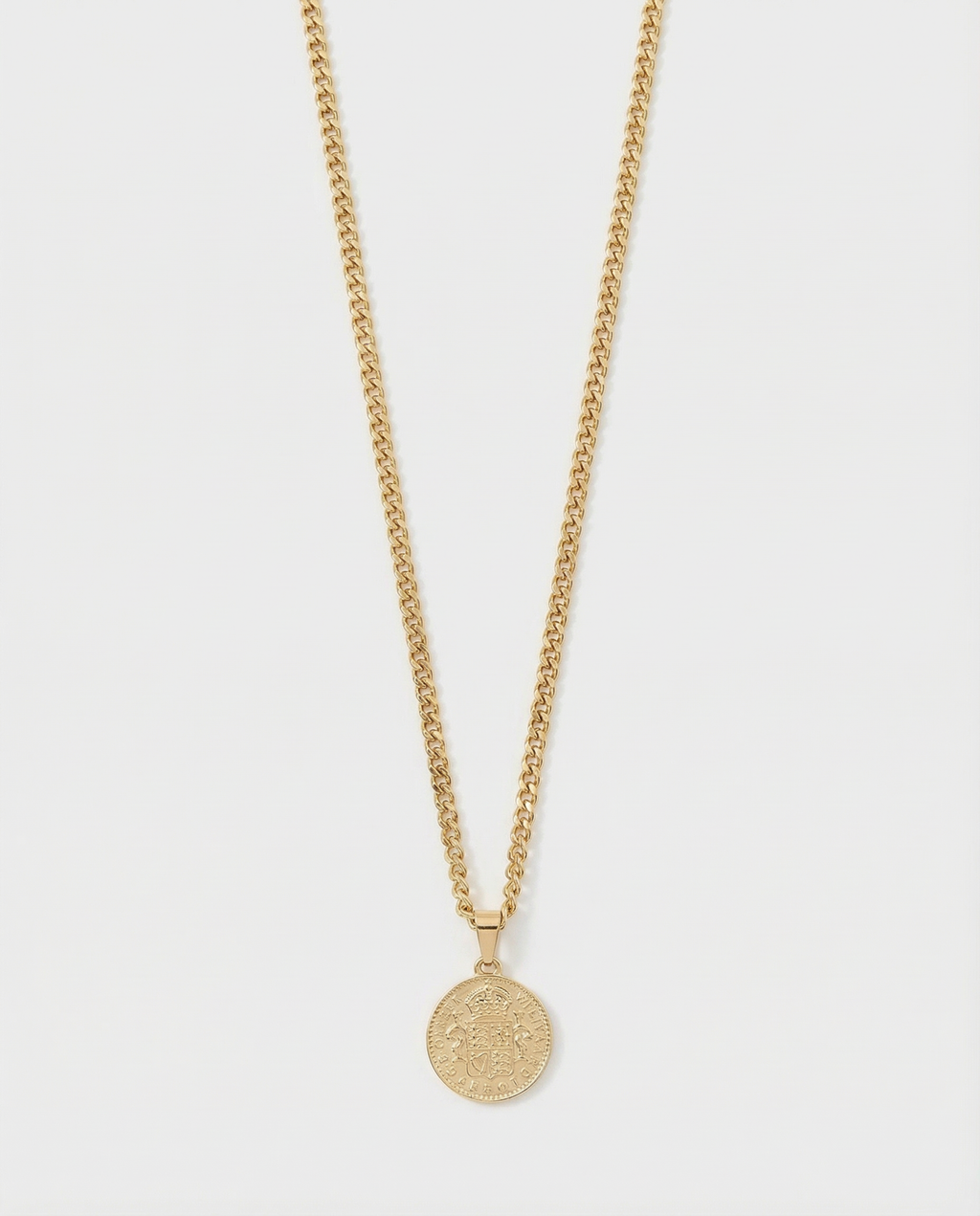 Colar medalha redonda