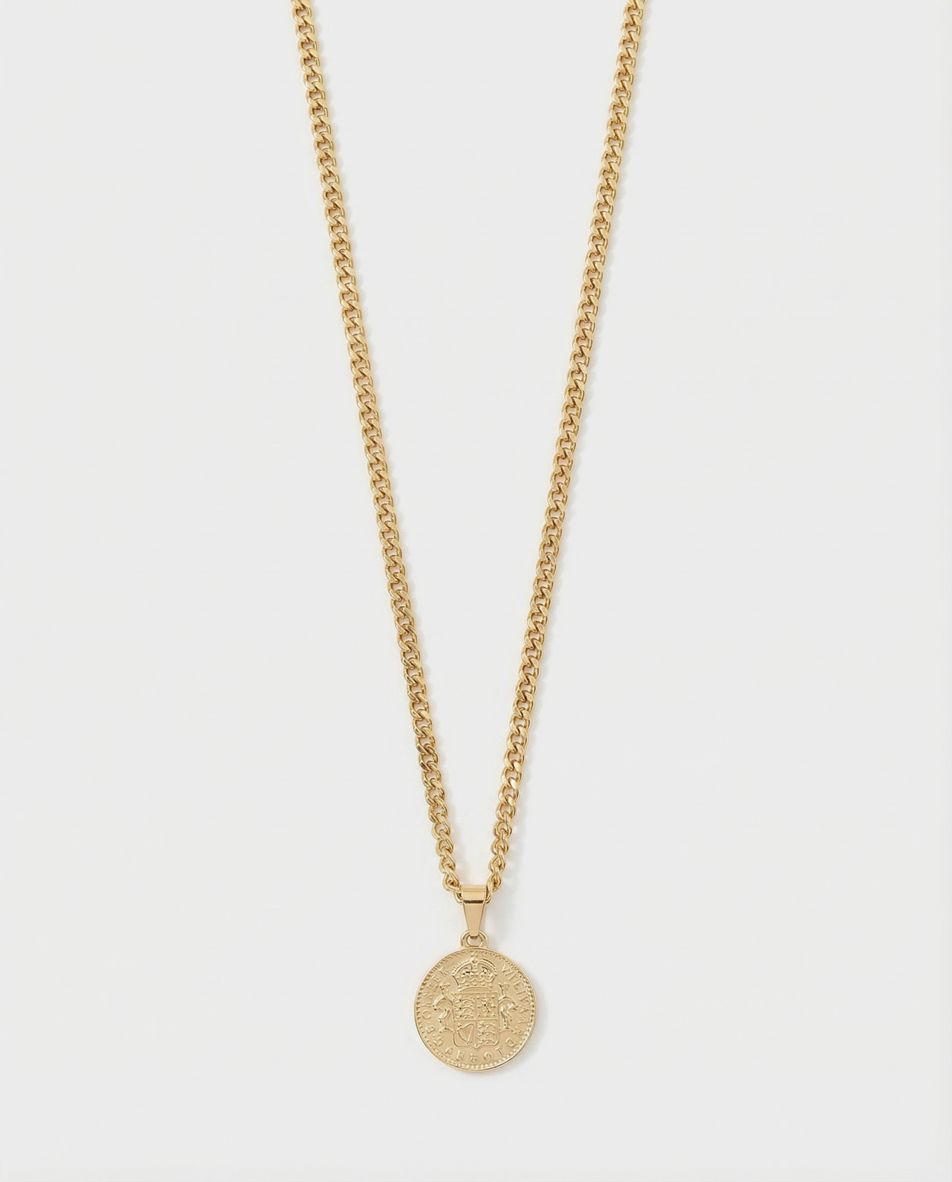 Colar medalha redonda
