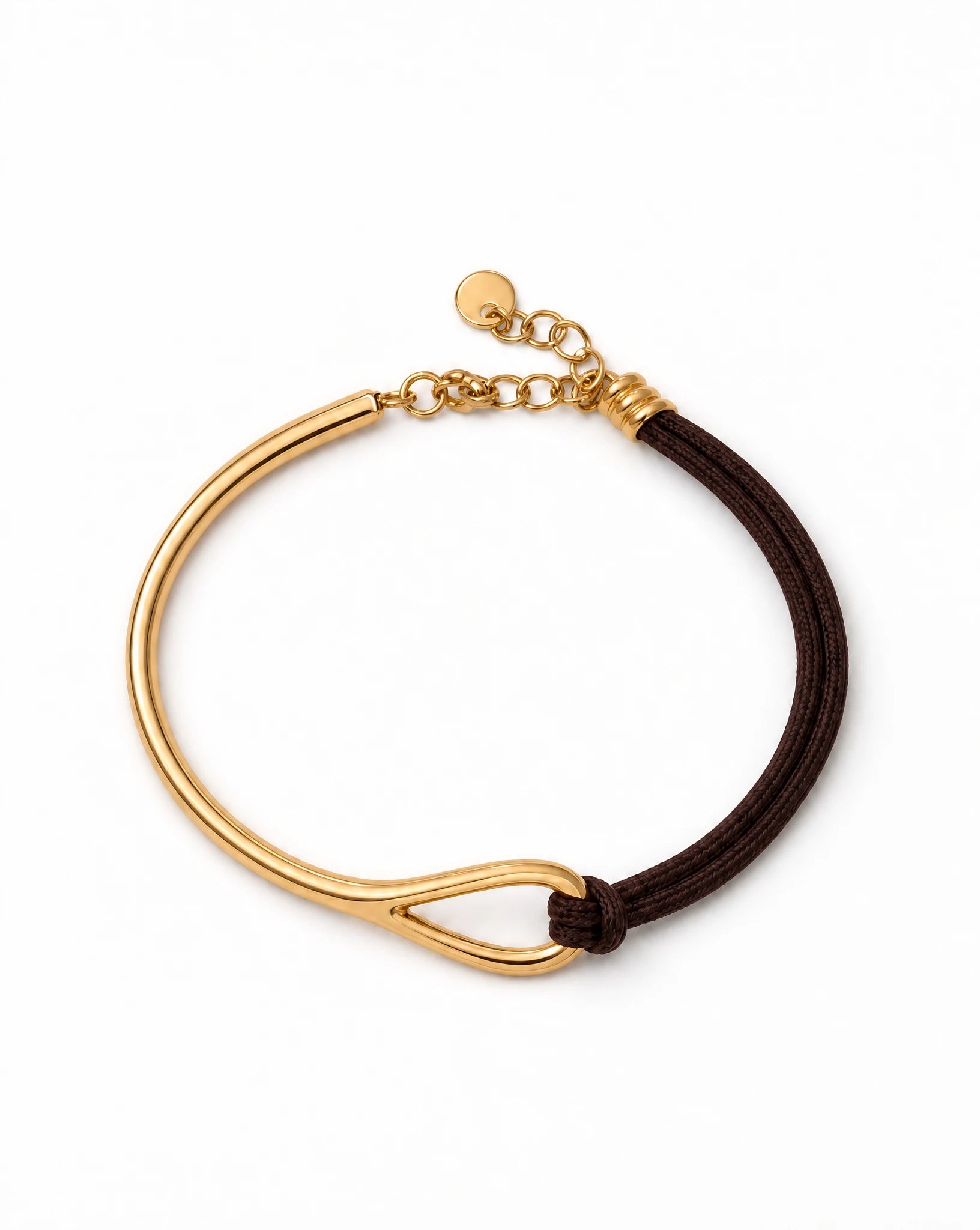Pulseira gota c/ tecido