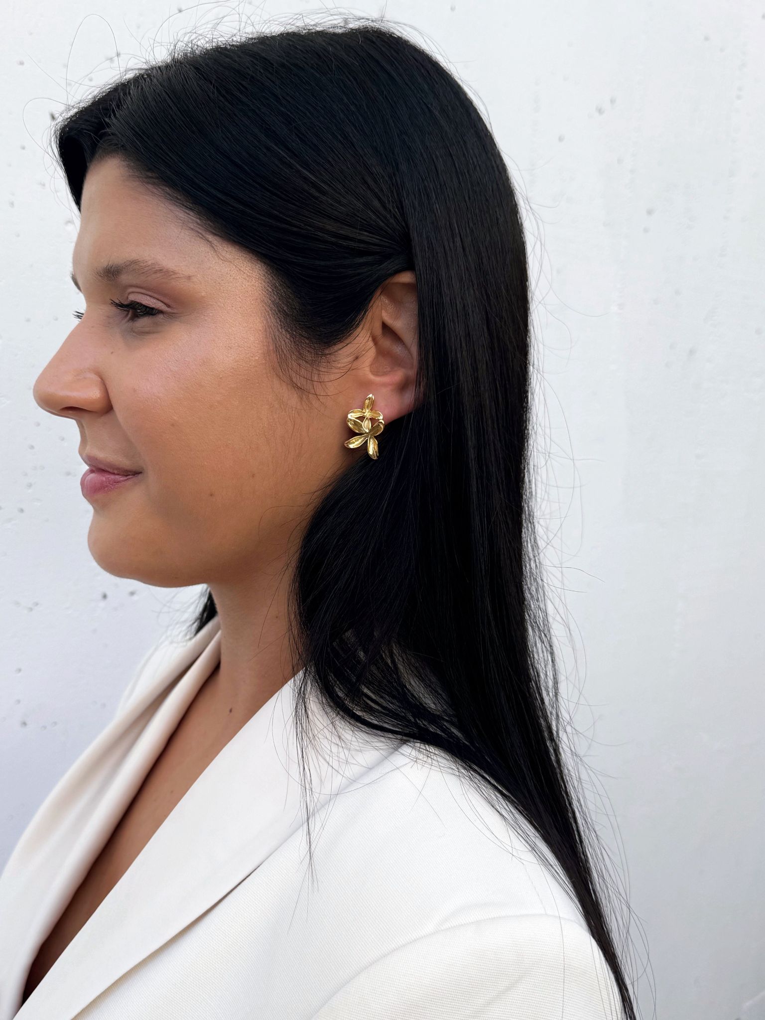 Two Flowers Earrings