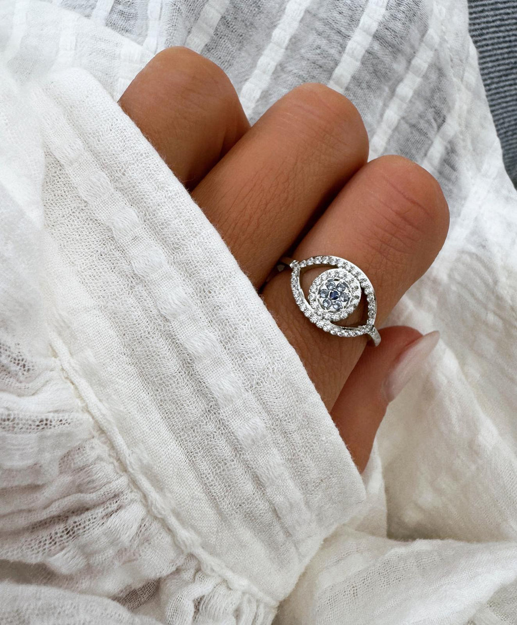 Blue Eye Ring