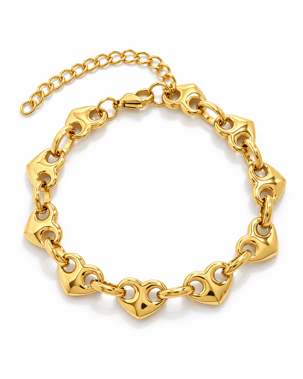 Pulseira corações