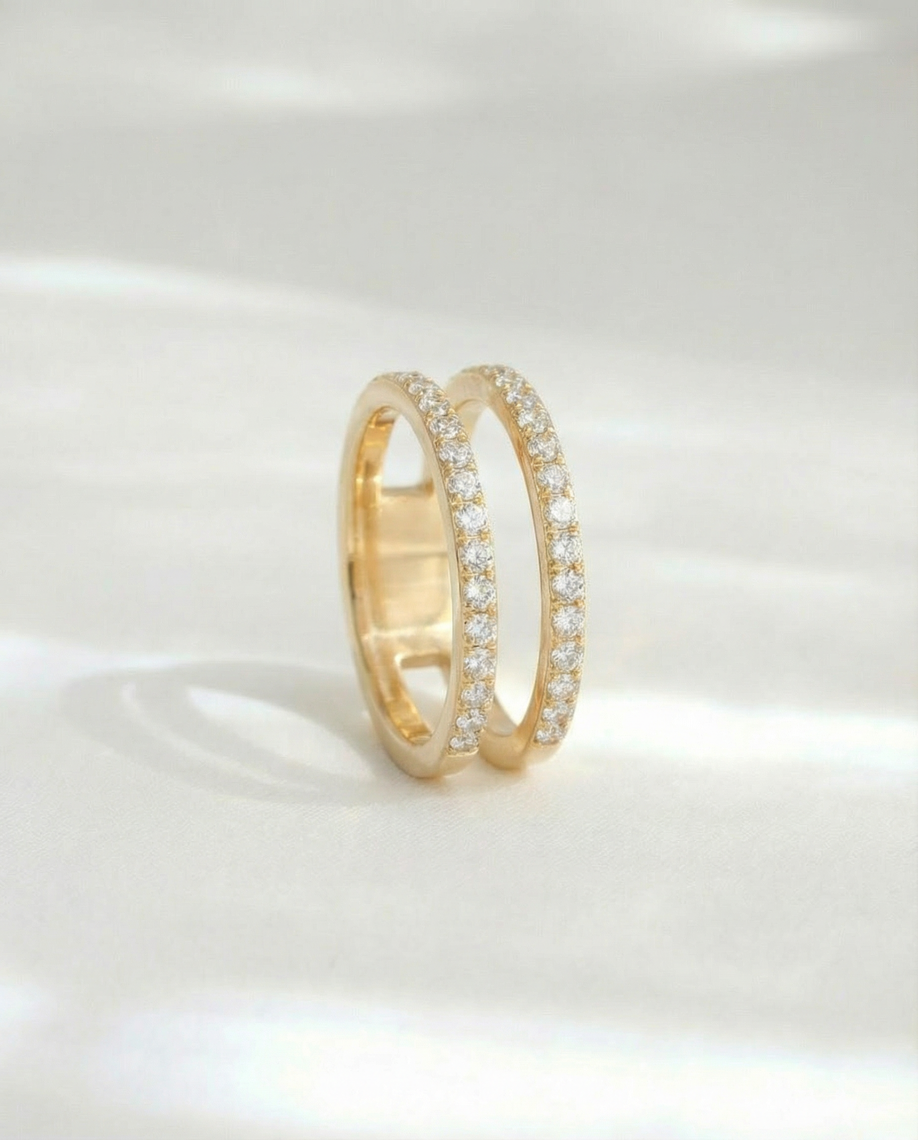 Aliança dupla zircónias