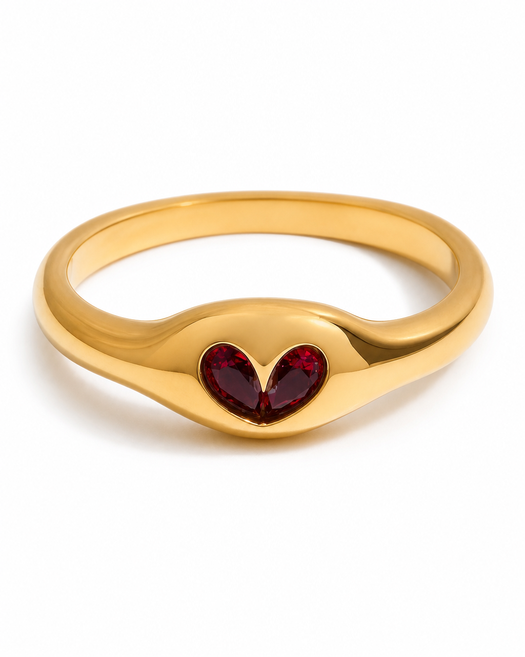 Red Heart Ring