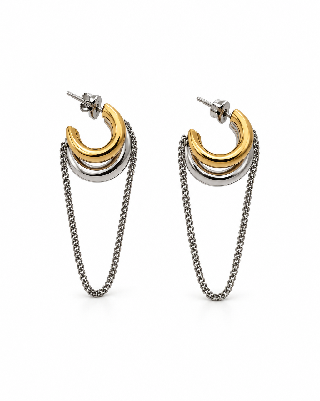 Dupla argola c/ corrente