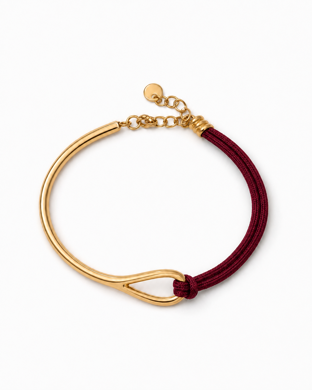 Pulseira gota c/ tecido
