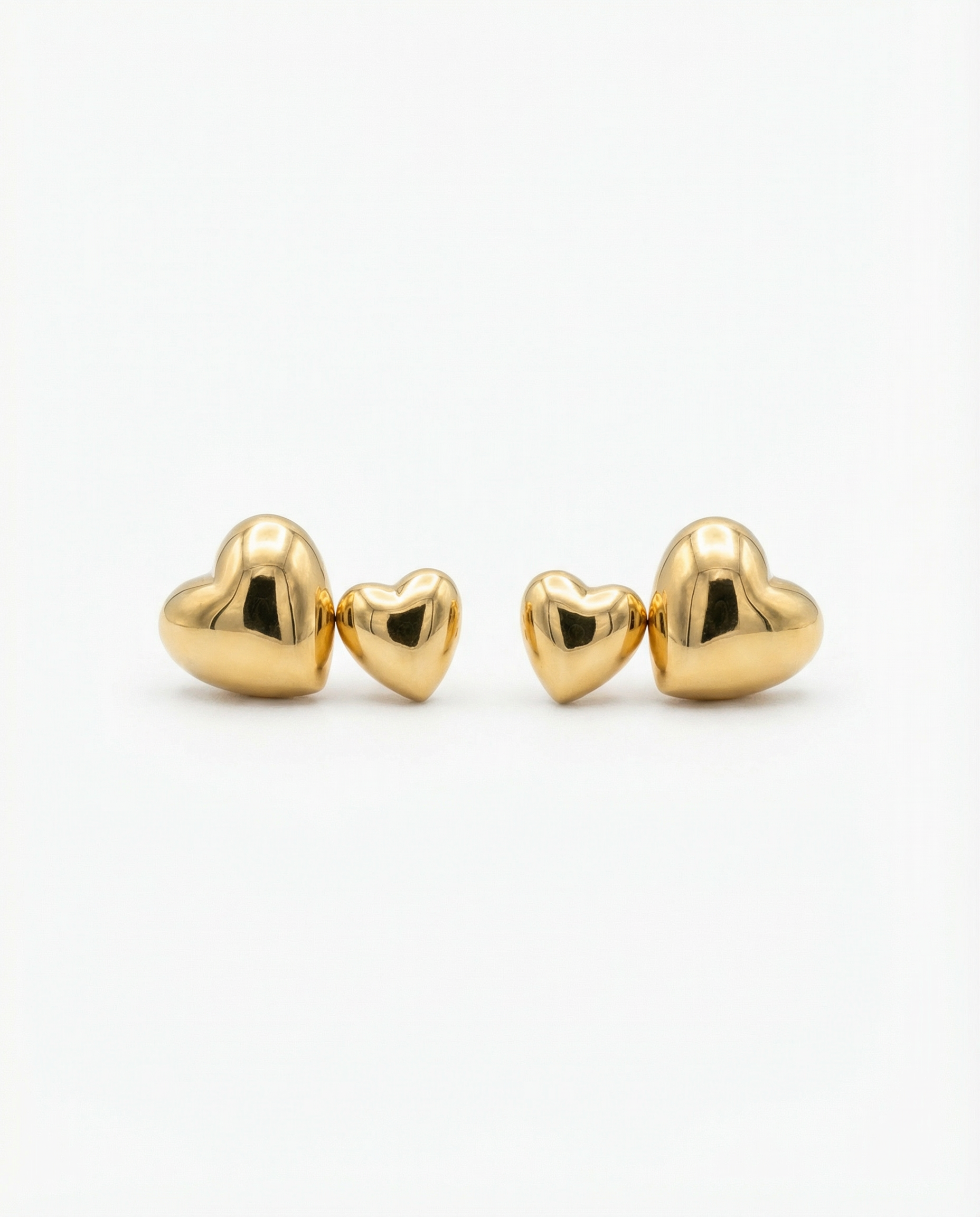 Double Heart Earrings
