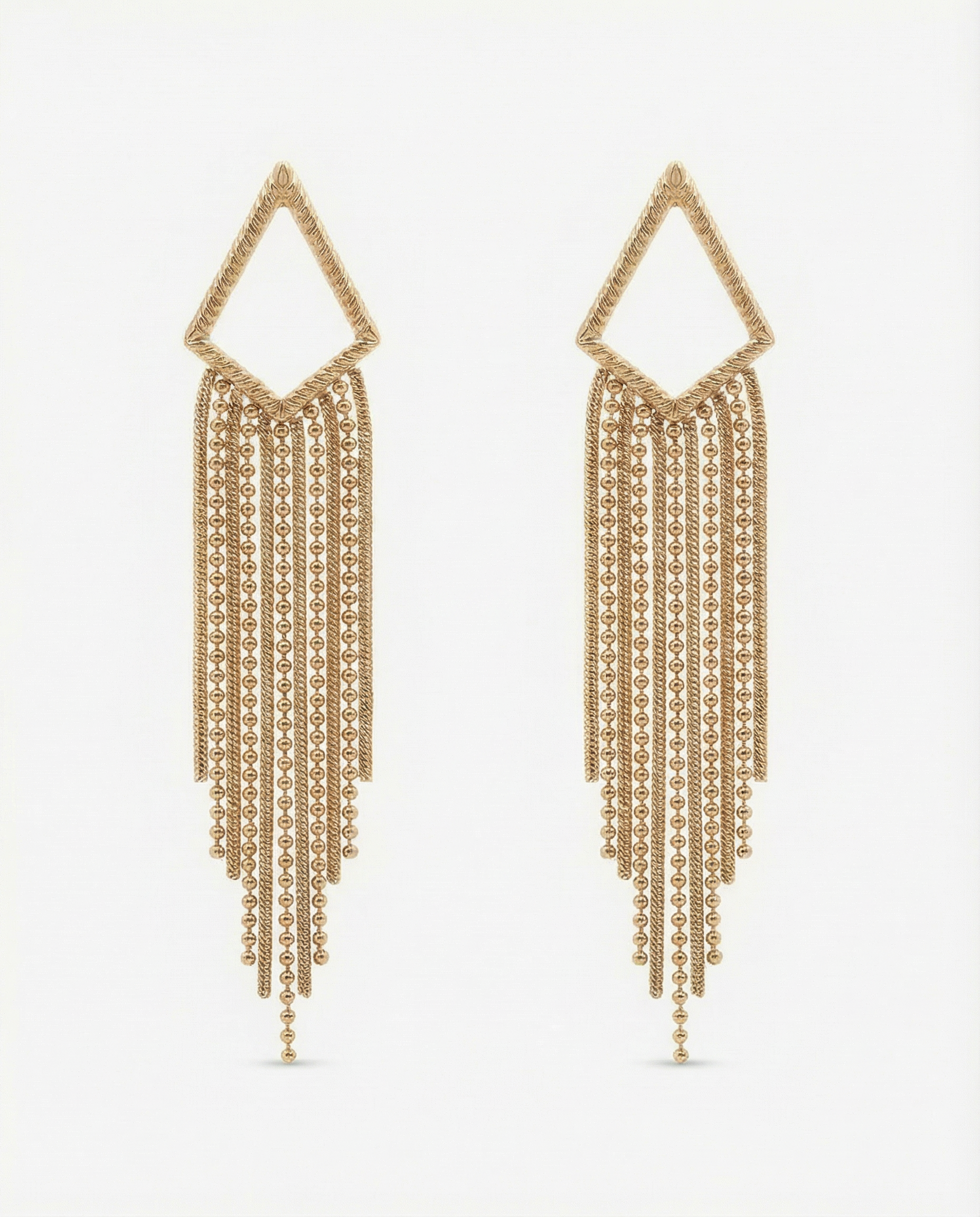 Brincos Boho correntes