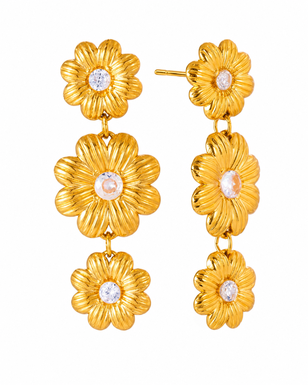 Flower earrings