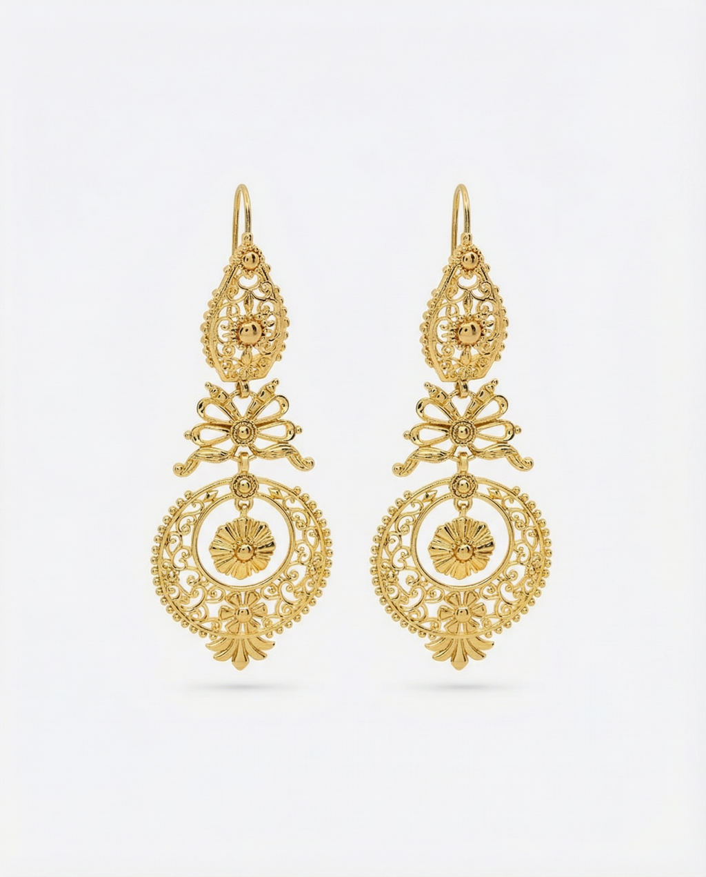 Brincos laçada grandes