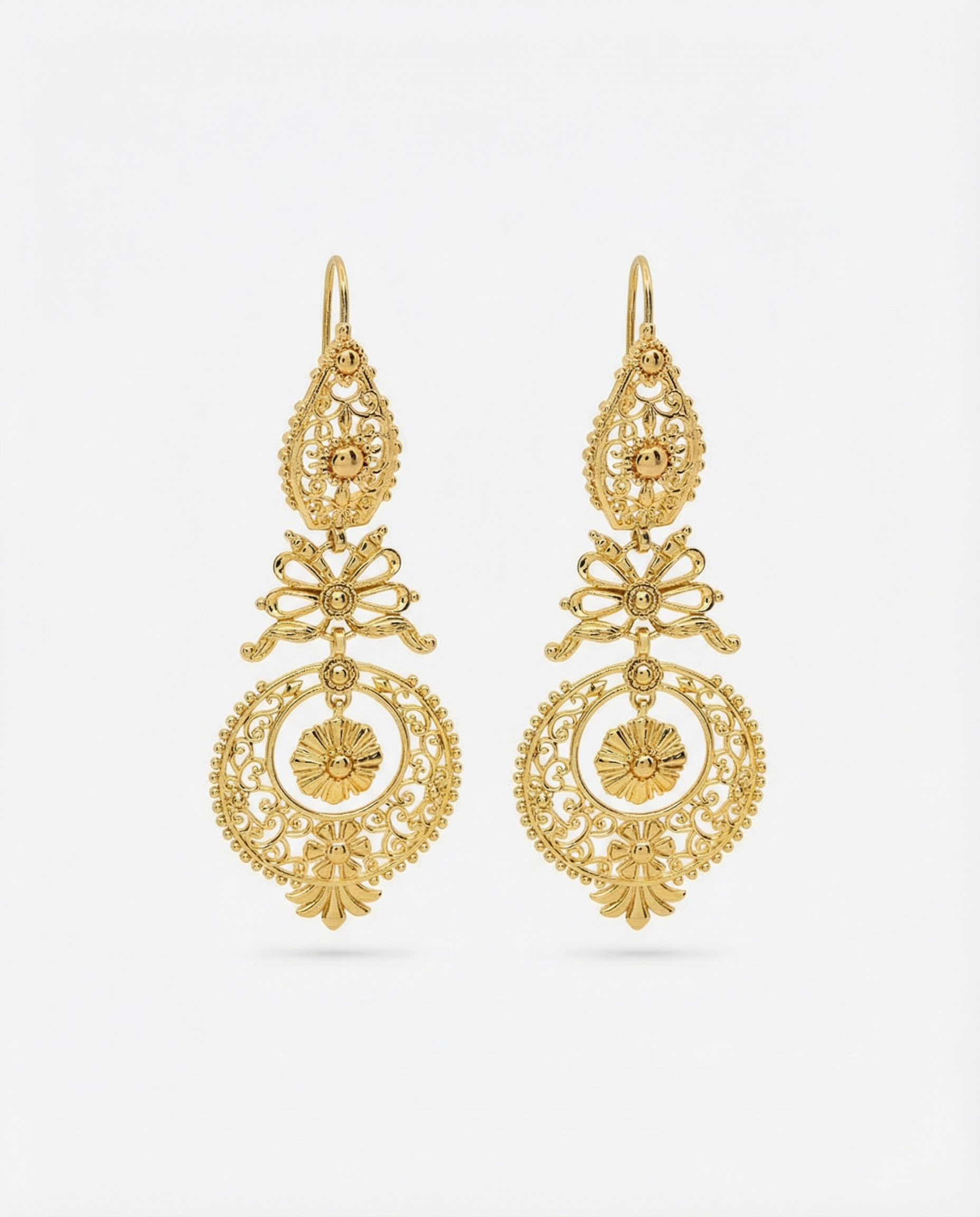 Brincos laçada grandes