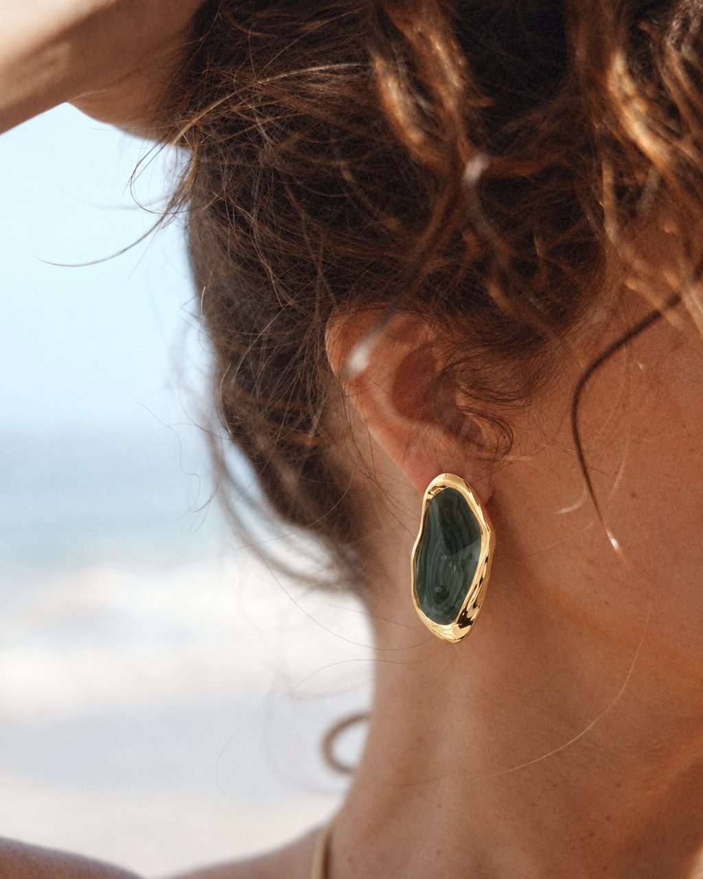 Brincos c/ esmalte