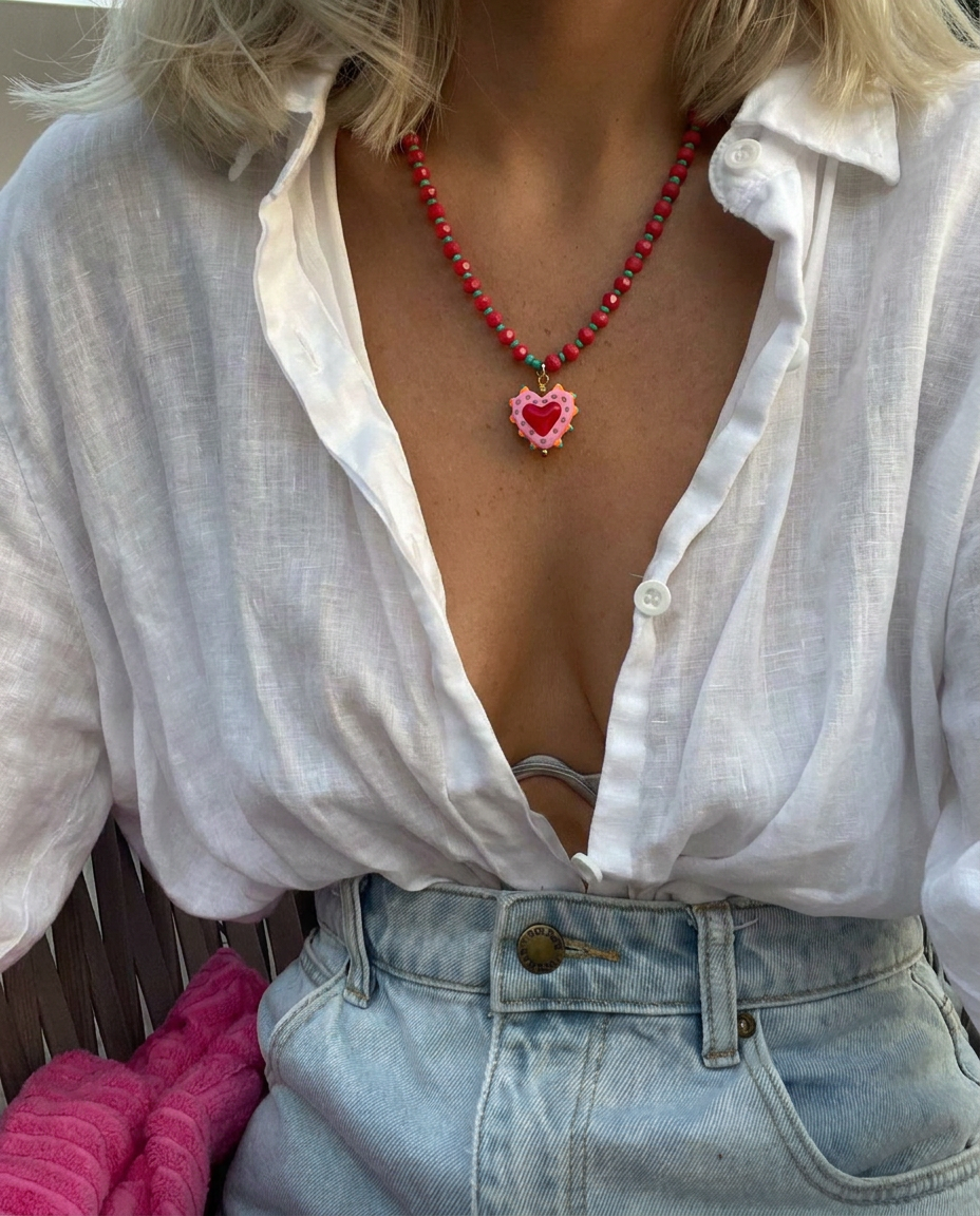 Colar Candy heart