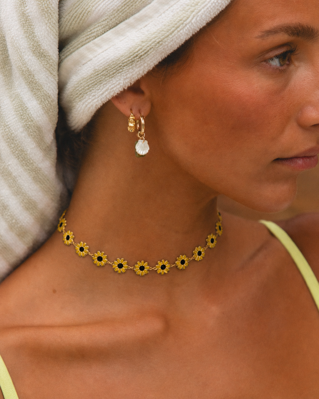 Choker margaridas