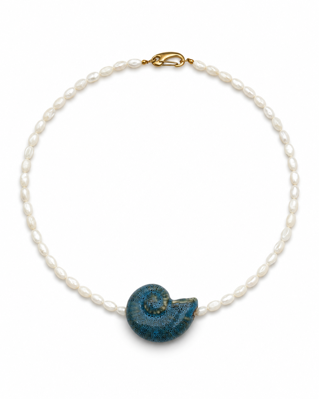 Colar amazonite cerâmico I