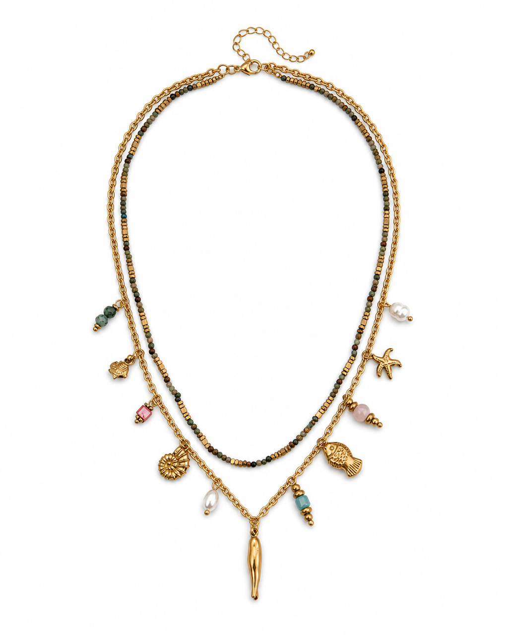 Sea Double Necklace