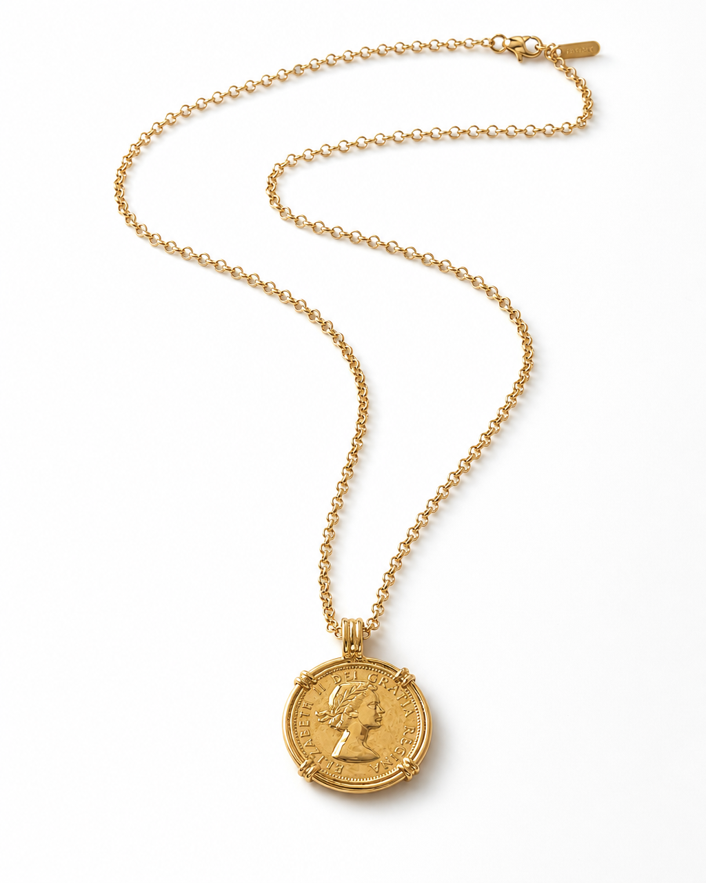 Colar cordão c/ libra