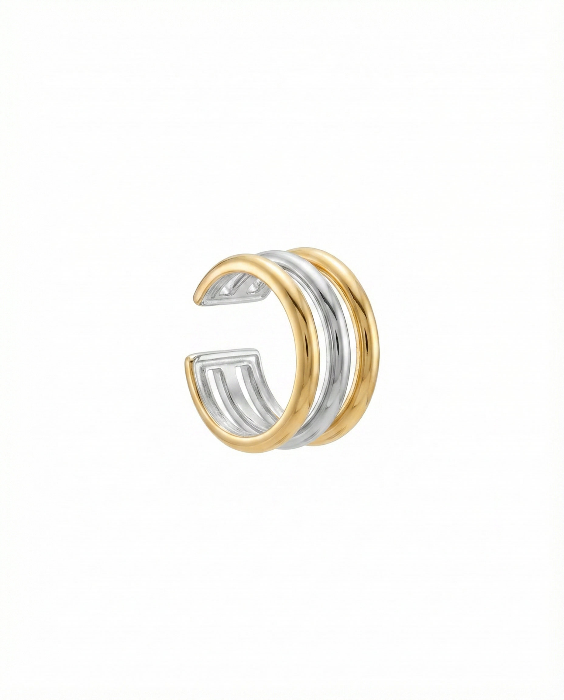 Earcuff triplo bicolor