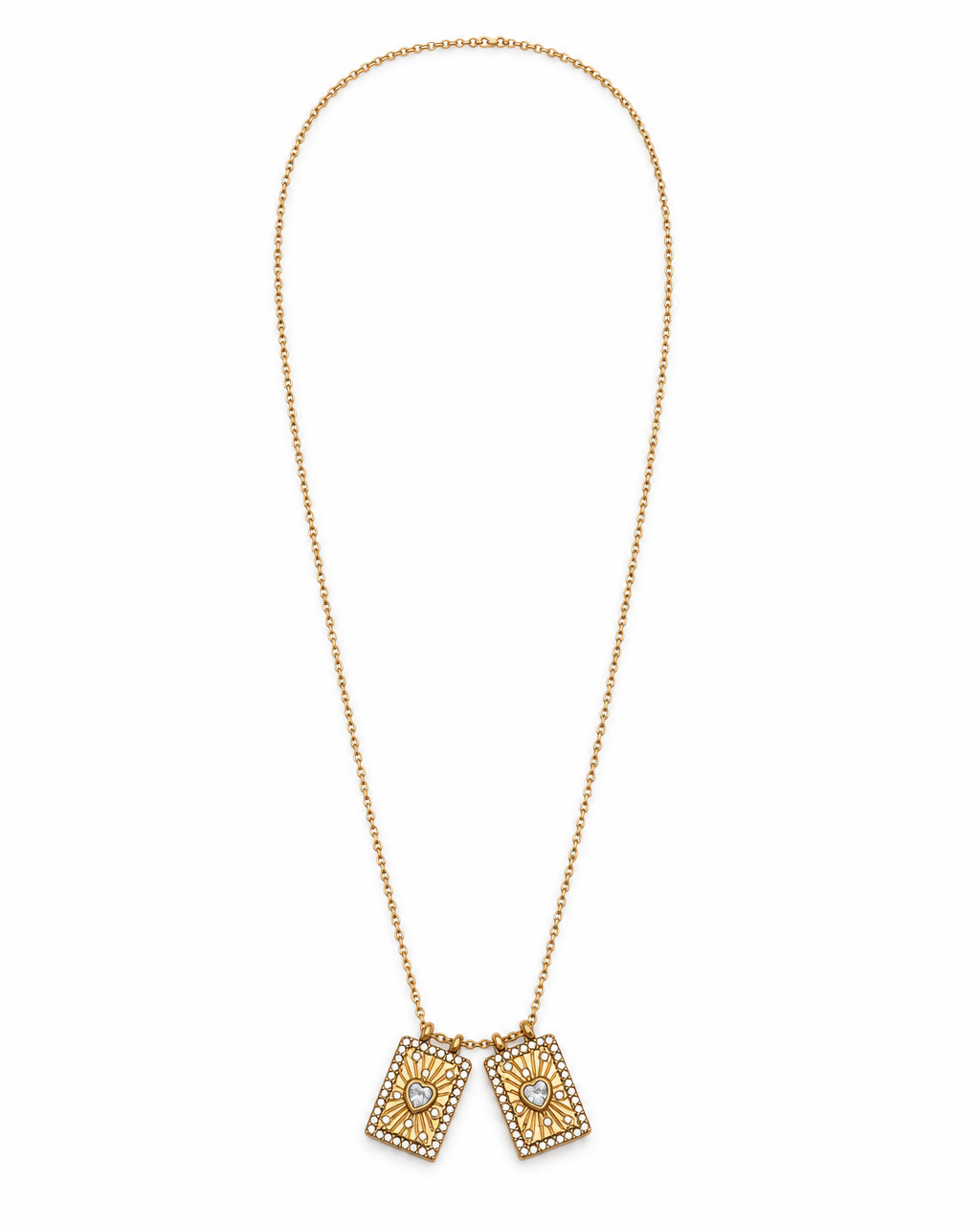 Escapulário Zircon Heart