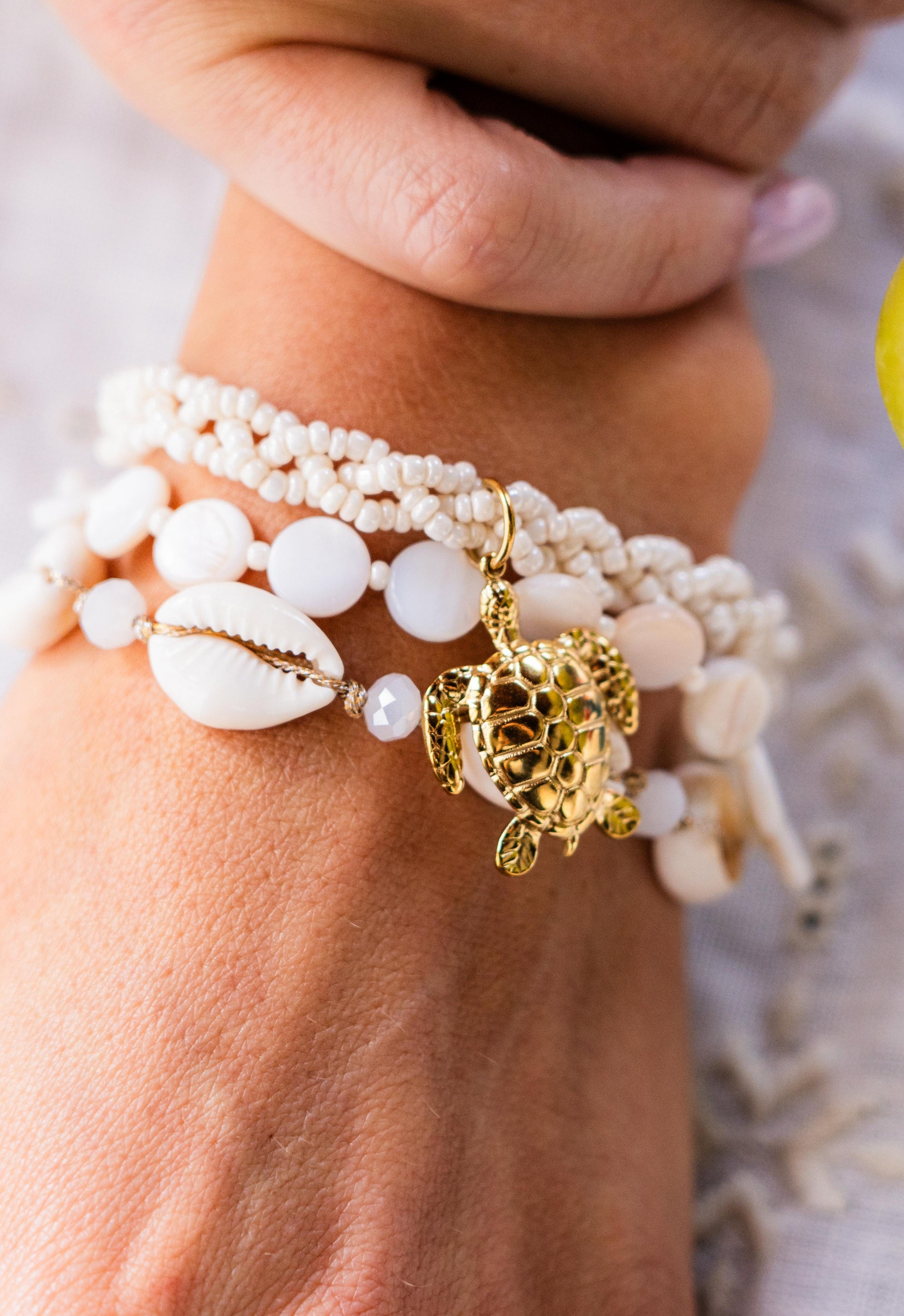 Pulseira tripla Turtle