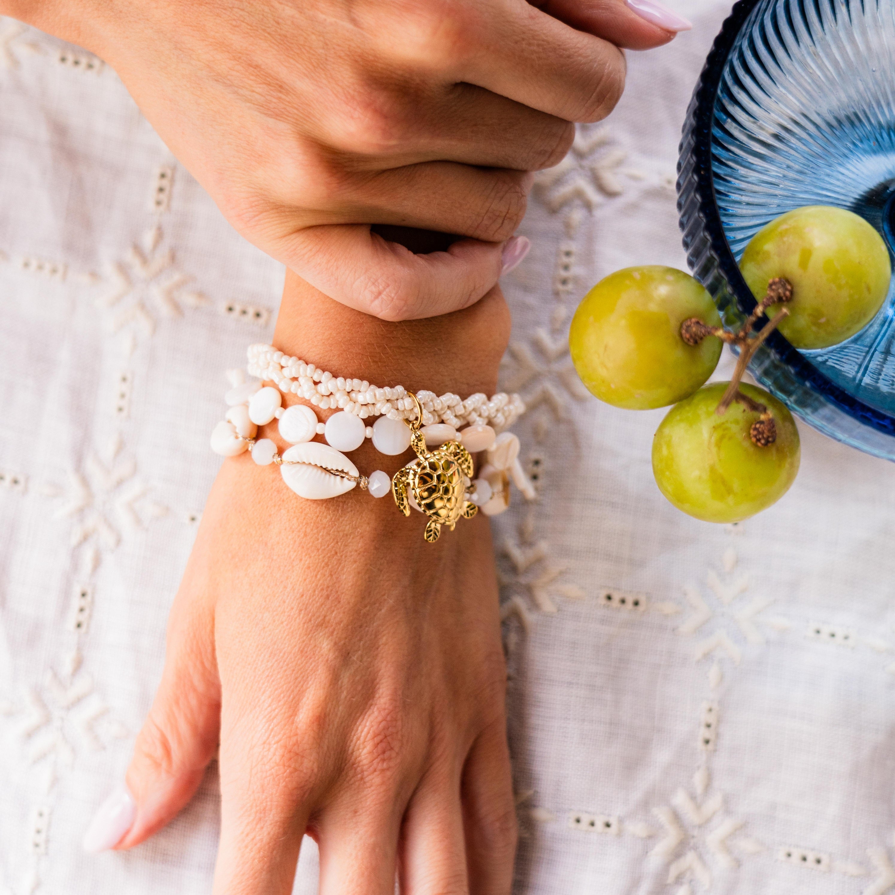 Pulseira tripla Turtle