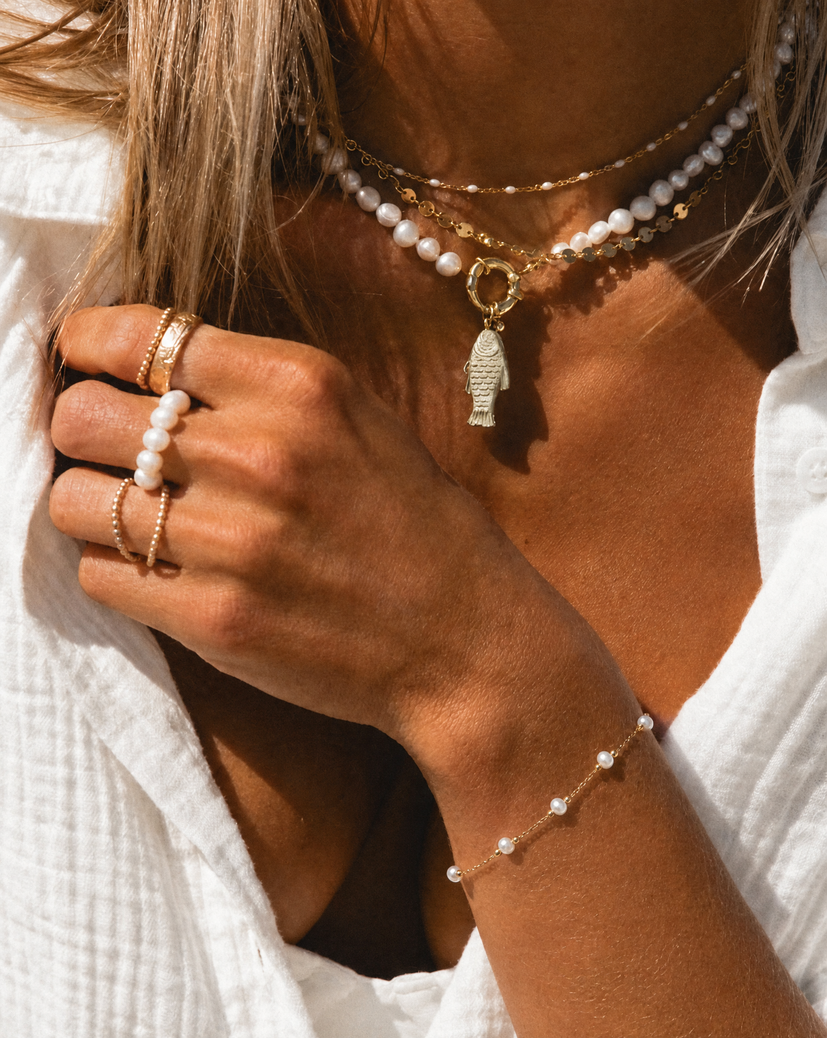 Pulseira pérolas
