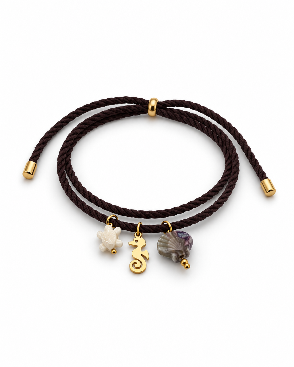 Pulseira elástica c/ pendentes