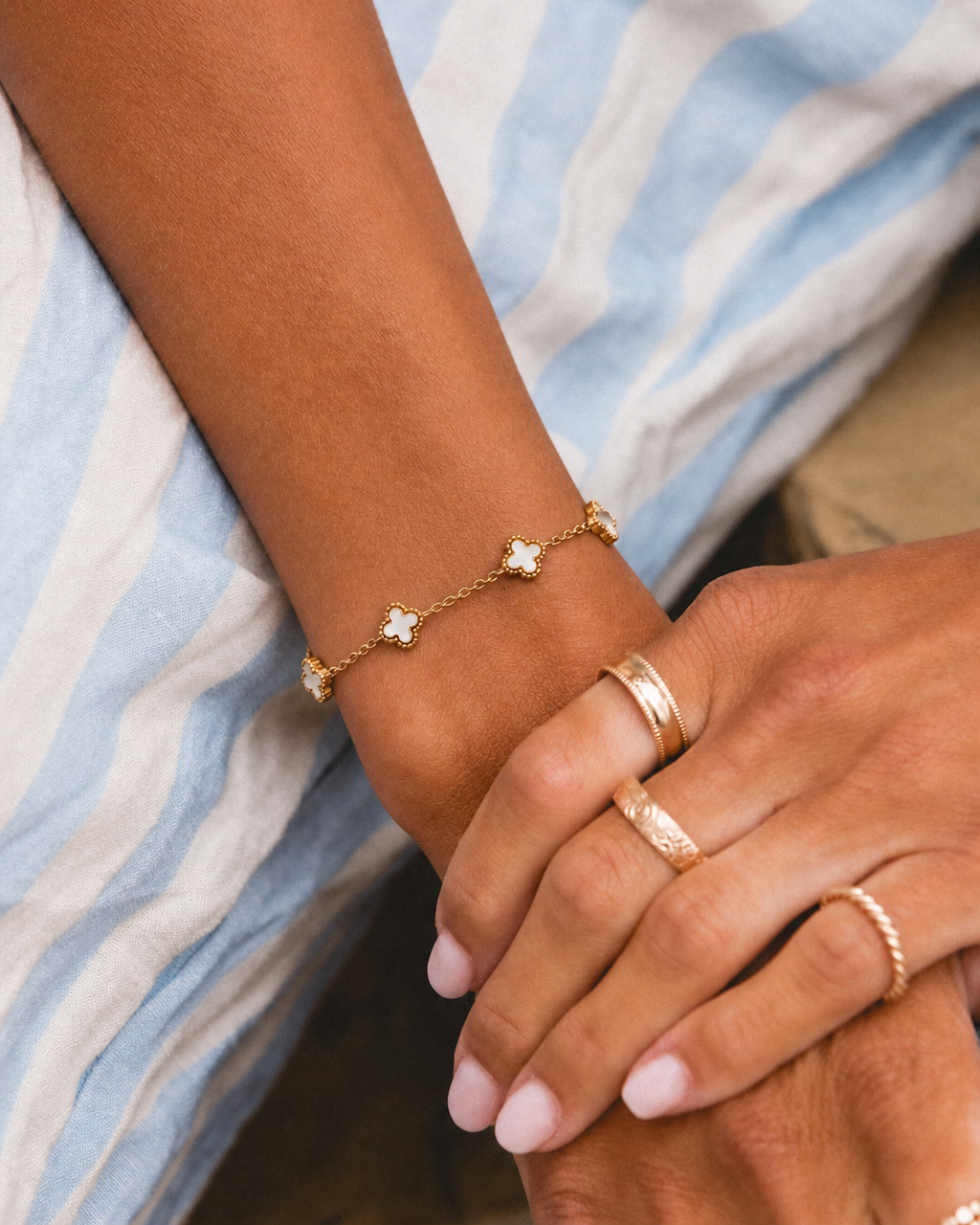 Pulseira mini trevos