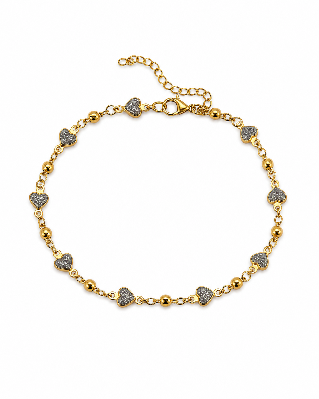 Pulseira corações